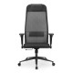Καρέκλα γραφείου B1-111D Megapap εργονομική με διπλό ύφασμα Mesh χρώμα μαύρο 65x70x118/132εκ. - 0234140