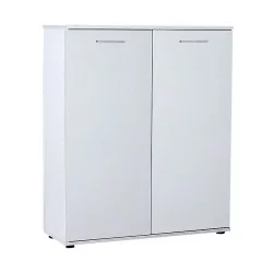 Ντουλάπι - παπουτσοθήκη 24 ζευγών Ultra  δίφυλλο χρώμα λευκό 91x35x108εκ.