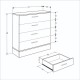 Συρταριέρα μελαμίνης Base χρώμα oak - λευκό 72x40x88εκ. Συρταριέρα μελαμίνης Base χρώμα oak - λευκό 72x40x88εκ.