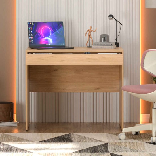 Γραφείο εργασίας Vareno  χρώμα florida oak 90x55x75εκ.