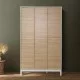 Ντουλάπα ρούχων London τρίφυλλη χρώμα oak - λευκό 120x52x202εκ. Ντουλάπα ρούχων London τρίφυλλη χρώμα oak - λευκό 120x52x202εκ.