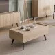 Τραπεζάκι σαλονιού Luna χρώμα florida oak 102x61x44εκ. Τραπεζάκι σαλονιού Luna χρώμα florida oak 102x61x44εκ.