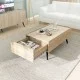 Τραπεζάκι σαλονιού Luna χρώμα florida oak 102x61x44εκ. Τραπεζάκι σαλονιού Luna χρώμα florida oak 102x61x44εκ.