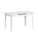 Τραπέζι Trendline  επεκτεινόμενο χρώμα λευκό 120/150x70x75εκ.