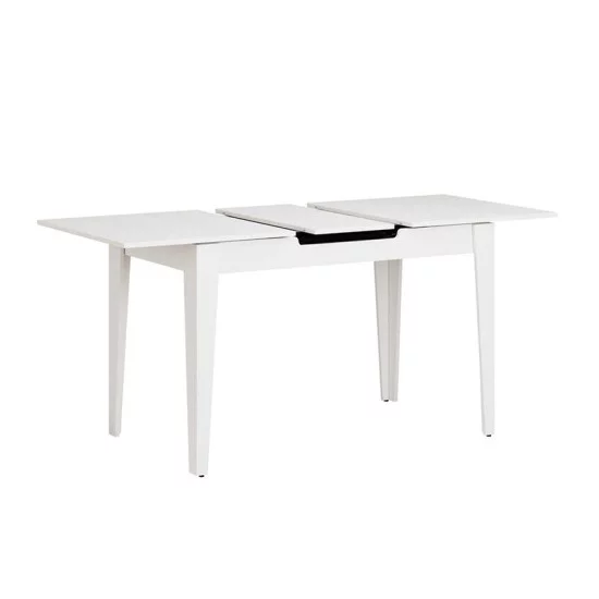 Τραπέζι Trendline  επεκτεινόμενο χρώμα λευκό 120/150x70x75εκ.
