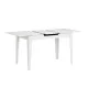 Τραπέζι Trendline  επεκτεινόμενο χρώμα λευκό 120/150x70x75εκ.