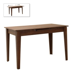 Τραπέζι Trendline  επεκτεινόμενο χρώμα καρυδί 120/150x70x75εκ. Τραπέζι Trendline  επεκτεινόμενο χρώμα καρυδί 120/150x70x75εκ.