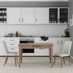 Τραπέζι Trendline  επεκτεινόμενο χρώμα καρυδί 120/150x70x75εκ. Τραπέζι Trendline  επεκτεινόμενο χρώμα καρυδί 120/150x70x75εκ.