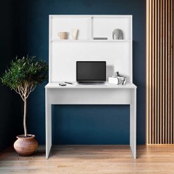 Γραφείο εργασίας Trendline  χρώμα λευκό 90x52x148εκ.