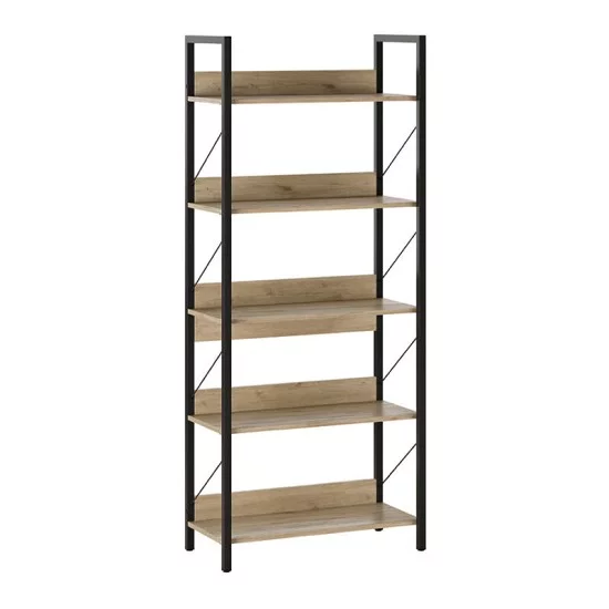 Βιβλιοθήκη Connect  χρώμα florida oak 73x35x172εκ.
