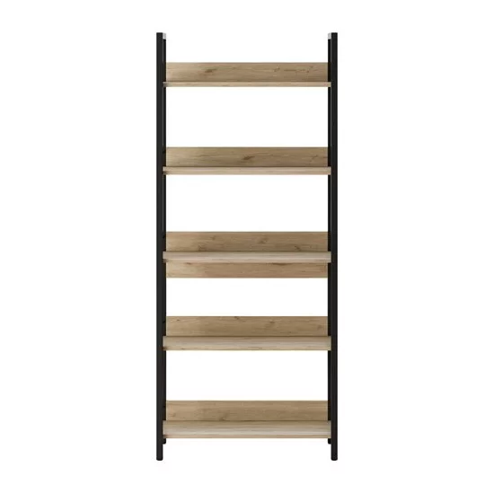 Βιβλιοθήκη Connect  χρώμα florida oak 73x35x172εκ.