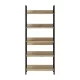 Βιβλιοθήκη Connect  χρώμα florida oak 73x35x172εκ.