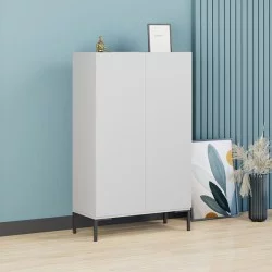 Παπουτσοθήκη - Ντουλάπι Pool  χρώμα λευκό 72x34x119εκ.