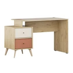 Γραφείο εργασίας Terra  χρώμα florida oak 129x55x75εκ.