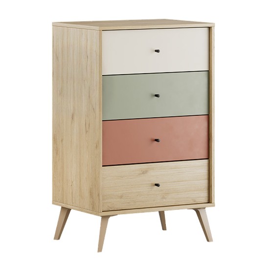 Συρταριέρα Terra  χρώμα florida oak 60x44x100εκ.