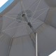 Ομπρέλα θαλάσσης αλουμινίου Malibu με UPF 50+ προστασία χρώμα γαλάζιο - ασημί Ø2m Ομπρέλα θαλάσσης αλουμινίου Malibu με UPF 50+ προστασία χρώμα γαλάζιο - ασημί Ø2m