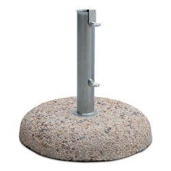 Βάση ομπρέλας τσιμεντένια ψηφιδωτή 15kg. με σωλήνα Φ52mm.