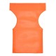 Διάτρητο πανί επαγγελματικό για πολυθρόνα σκηνοθέτη χρώματος πορτοκαλί Megapap - 0086733