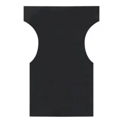 Αδιάβροχο πολυεστερικό πανί  για πολυθρόνα σκηνοθέτη σε χρώμα μαύρο 56x44x80εκ.