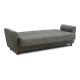 Καναπές - κρεβάτι Jason Megapap τριθέσιος υφασμάτινος με αποθηκευτικό χώρο σε χρώμα γκρι 216x85x91εκ. - 0096294