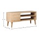Έπιπλο τηλεόρασης Porto από μελαμίνη χρώμα oak 90x32x42εκ. Έπιπλο τηλεόρασης Porto από μελαμίνη χρώμα oak 90x32x42εκ.