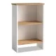 Βιβλιοθήκη μελαμίνης Flora χρώμα white - oak 52x25x80εκ. Βιβλιοθήκη μελαμίνης Flora χρώμα white - oak 52x25x80εκ.