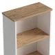 Βιβλιοθήκη μελαμίνης Flora χρώμα white - oak 52x25x80εκ. Βιβλιοθήκη μελαμίνης Flora χρώμα white - oak 52x25x80εκ.