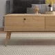 Τραπεζάκι σαλονιού Alis χρώμα oak 110x50x40εκ. Τραπεζάκι σαλονιού Alis χρώμα oak 110x50x40εκ.