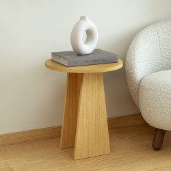 Τραπεζάκια βοηθητικά σετ 3 τμχ Como  χρώμα oak