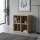 Βιβλιοθήκη Cube  χρώμα sapphire oak 60x30x60εκ.