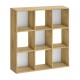 Βιβλιοθήκη Cube  χρώμα sapphire oak 90x30x90εκ.