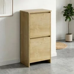 Παπουτσοθήκη Port  χρώμα sapphire oak 48x31x92εκ.