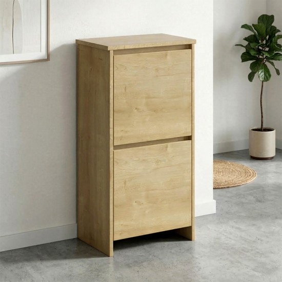 Παπουτσοθήκη Port  χρώμα sapphire oak 48x31x92εκ.