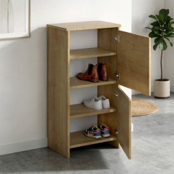 Παπουτσοθήκη Port  χρώμα sapphire oak 48x31x92εκ.