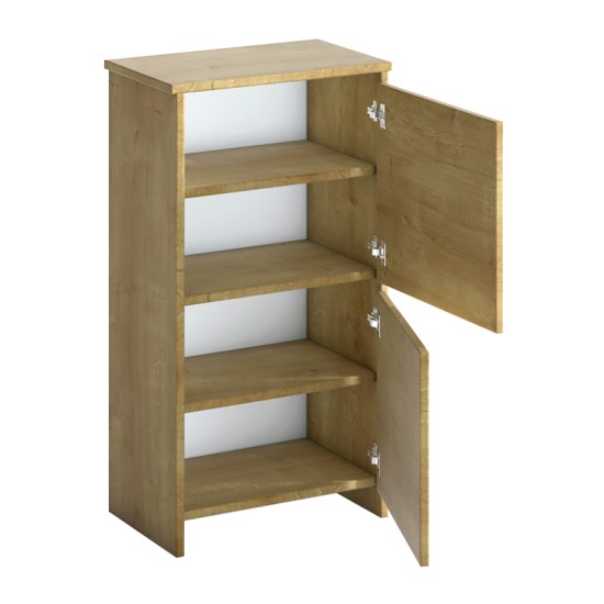 Παπουτσοθήκη Port  χρώμα sapphire oak 48x31x92εκ.