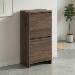 Παπουτσοθήκη Port  χρώμα καρυδί 48x31x92εκ.