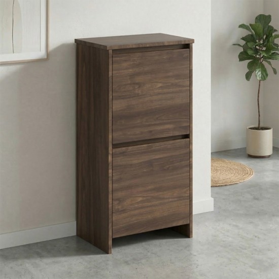 Παπουτσοθήκη Port  χρώμα καρυδί 48x31x92εκ.