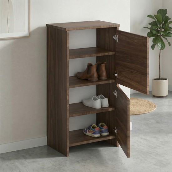 Παπουτσοθήκη Port  χρώμα καρυδί 48x31x92εκ.