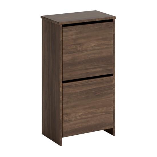 Παπουτσοθήκη Port  χρώμα καρυδί 48x31x92εκ.