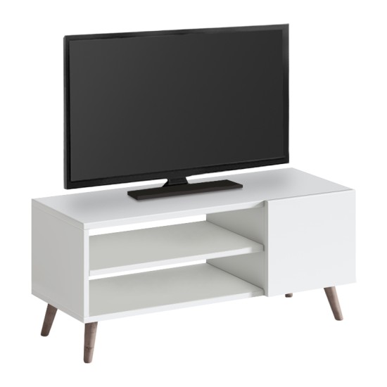 Έπιπλο τηλεόρασης Parma  χρώμα λευκό 90x30x40εκ.