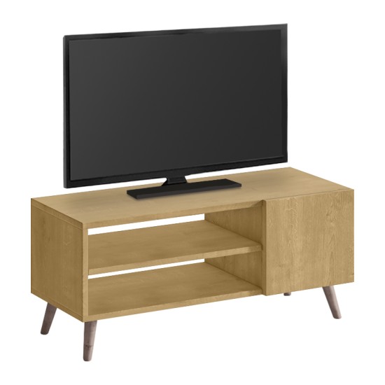 Έπιπλο τηλεόρασης Parma  χρώμα sapphire oak 90x30x40εκ.
