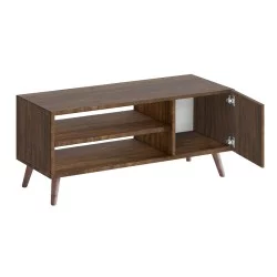 Έπιπλο τηλεόρασης Parma  χρώμα καρυδί 90x30x40εκ.