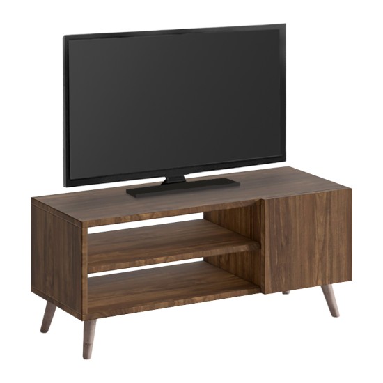 Έπιπλο τηλεόρασης Parma  χρώμα καρυδί 90x30x40εκ.