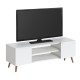Έπιπλο τηλεόρασης Etna  χρώμα λευκό 120x30x45εκ.