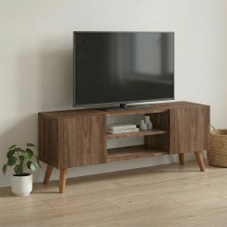 Έπιπλο τηλεόρασης Etna  χρώμα καρυδί 120x30x45εκ.