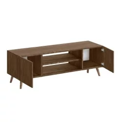 Έπιπλο τηλεόρασης Etna  χρώμα καρυδί 120x30x45εκ.