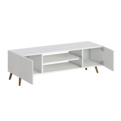 Έπιπλο τηλεόρασης Etna  χρώμα λευκό 150x30x45εκ.