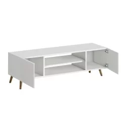 Έπιπλο τηλεόρασης Etna  χρώμα λευκό 150x30x45εκ.