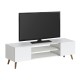 Έπιπλο τηλεόρασης Etna  χρώμα λευκό 150x30x45εκ.