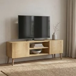 Έπιπλο τηλεόρασης Etna  χρώμα sapphire oak 150x30x45εκ.